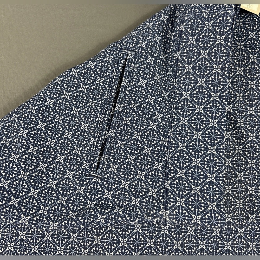 Peter Millar Womens Golf Printed Small Navy Blue Polyester Spandex - Picture 4 of 6